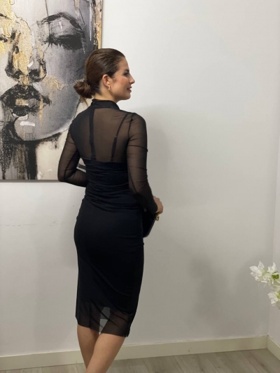 Siyah Tül Elbise 2