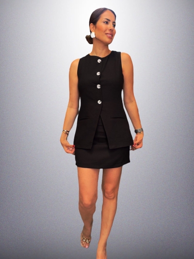 Premium Seri Pinterest Model Etek Yelek Takım 2