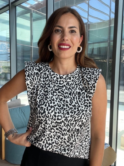 Vatkalı Zebra Desenli Bluz 2